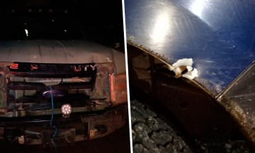 Tras balacera, pierden huachicoleros 5 trocas