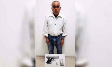 Se paseaba abuelito con una calibre 25