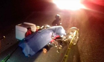 Derrapa joven motociclista 