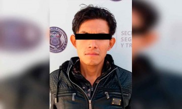 Detienen a asaltante de taxis en Puebla 