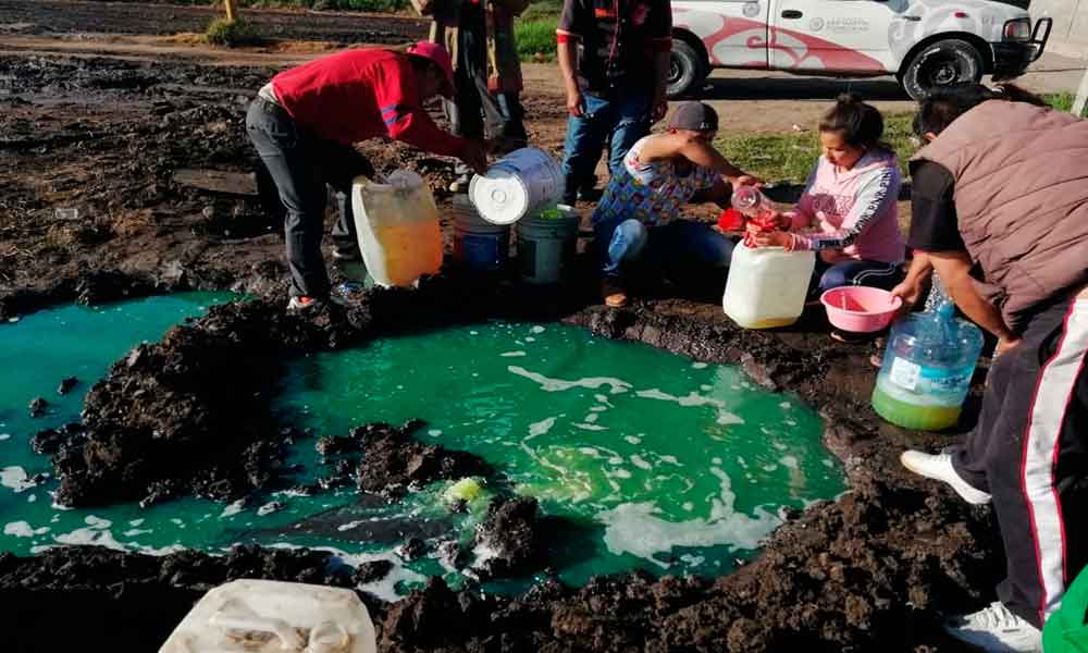 Registran rapiña en toma clandestina de Texmelucan 