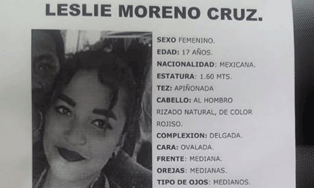 Asesinaron a Leslie Moreno al día siguiente de su desaparición