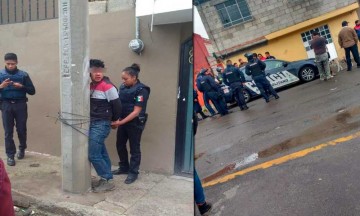 Tunden y amarran a ratero en colonia Historiadores