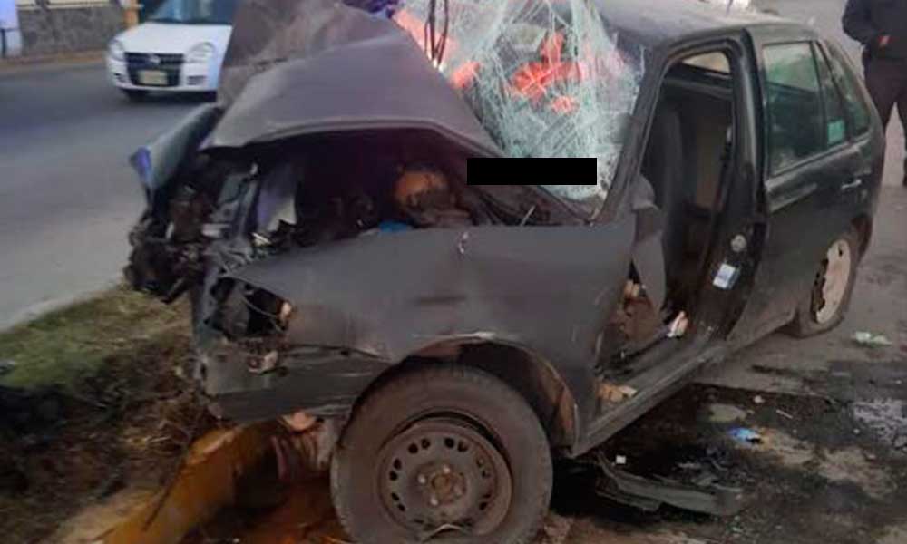 Muere joven en accidente en el bulevar Puebla-Amozoc