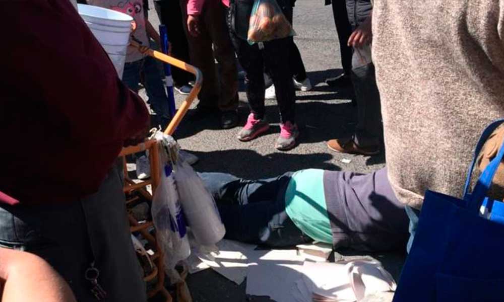 Atropellan a tamalero en Amozoc; no hubo detenidos