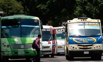 Se registran 3 asaltos en el transporte en menos de 1 hora