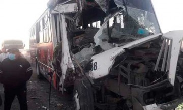 Choque en M&eacute;xico-Puebla deja 18 lesionados