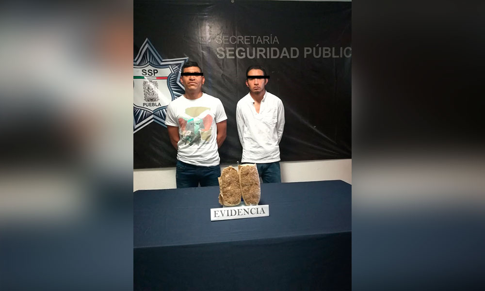 Detienen a dos por venta de drogas en San Jerónimo Caleras