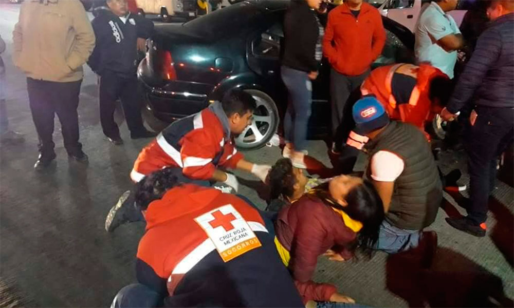 Deja lesionados accidente en la Puebla-Amozoc