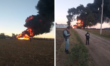 Explota ducto de Pemex en Ahuazotepec