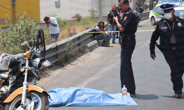 Muere conductora de moto en la Puebla-Orizaba