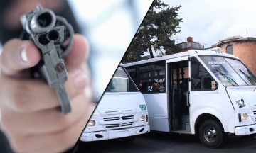 En menos de dos horas registran 5 robos a transporte p&uacute;blico