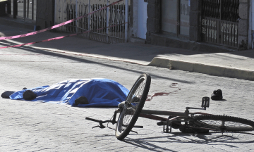 Muere ciclista tras ser arrollado por un cami&oacute;n en San Sebasti&aacute;n de Aparicio