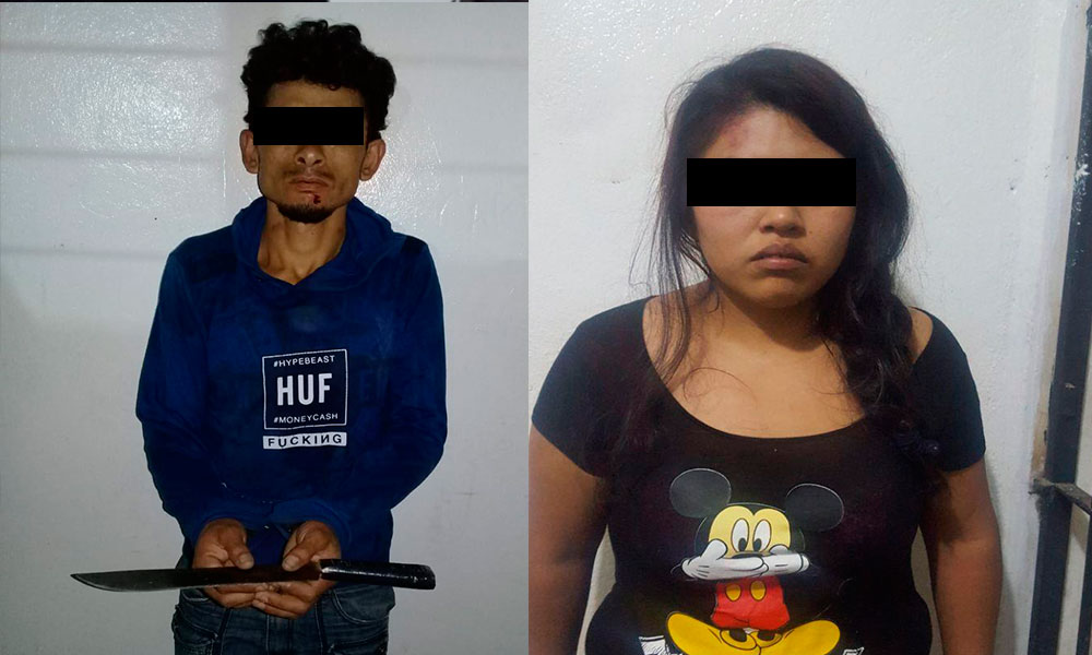 Aseguran a los Bonnie y Clyde de Huauchinango