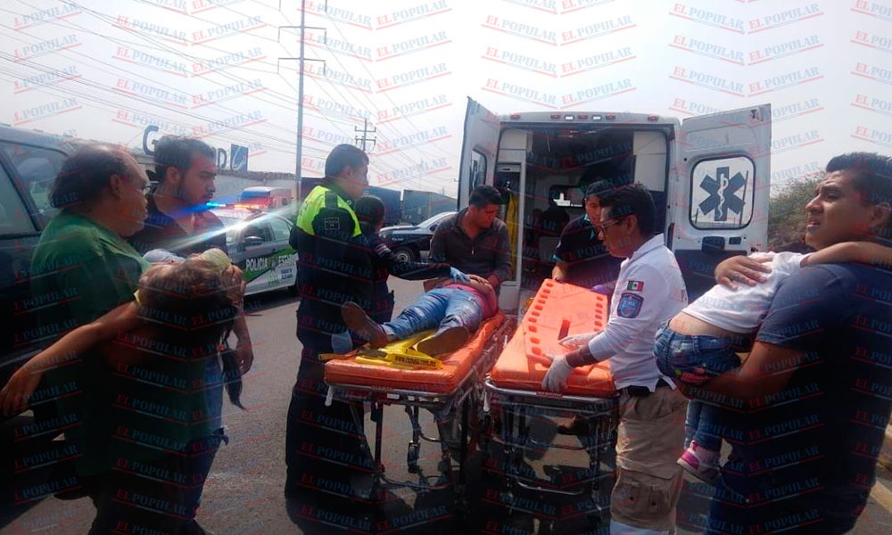 Choque en el Periférico deja 8 lesionados