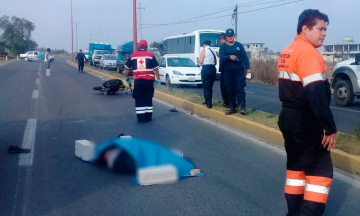 Muere motociclista en autopista Tecamachalco-Cañada