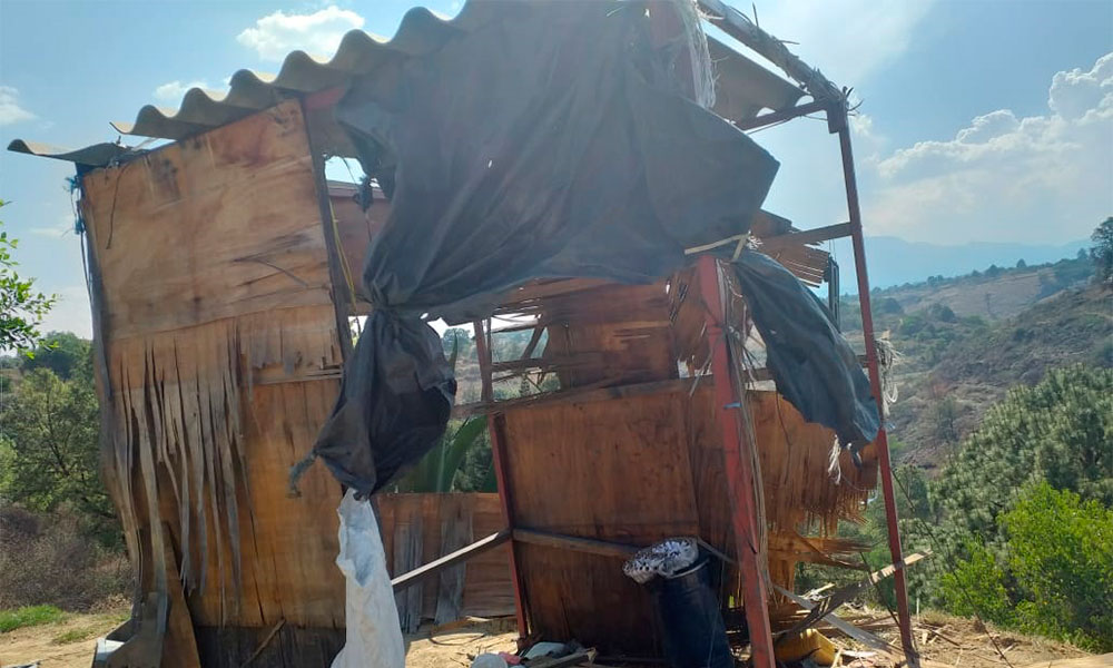 Explotan residuos de pólvora en Huejotzingo