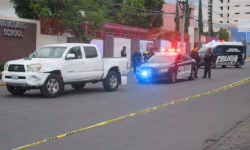 Balean a conductor detr&aacute;s de La Noria, iba con su hijo