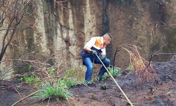 Hombre es arrastrado por corriente ante intensa lluvia