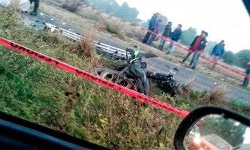 Muere motociclista en choque en Tochtepec