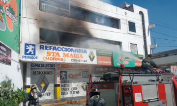 Se incendia templo cristiano en la colonia Santa Mar&iacute;a