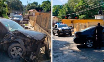 Robo de auto desata persecución y balacera en Juan Galindo