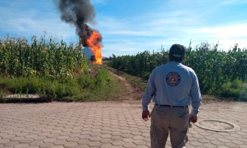 Siguen trabajos para sellar fuga de la Puebla-Orizaba