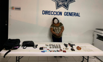 Detienen a mujer que obligaba a vender drogas a sus hijos en Chalma