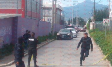 Delincuentes desatan balacera en calles de Amozoc