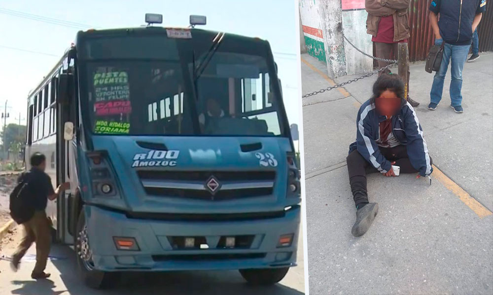 Mujer es arrollada por unidad de transporte público en Chachapa
