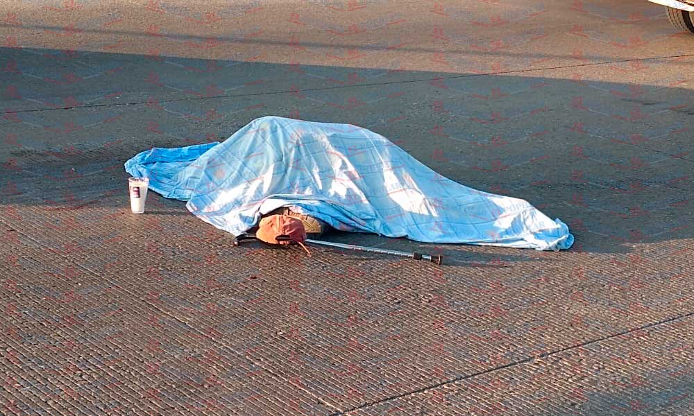 Atropellan a adulto mayor en Amozoc 