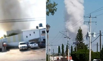 Explota almacén de pirotecnia en San Hipólito, Tepeaca