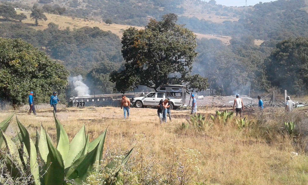 Suman seis muertos tras explosión de polvorín en Amozoc