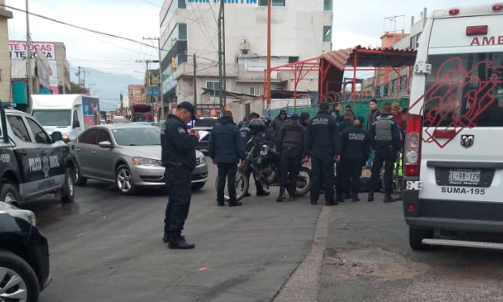 Atropellan a policía municipal en Texmeluan