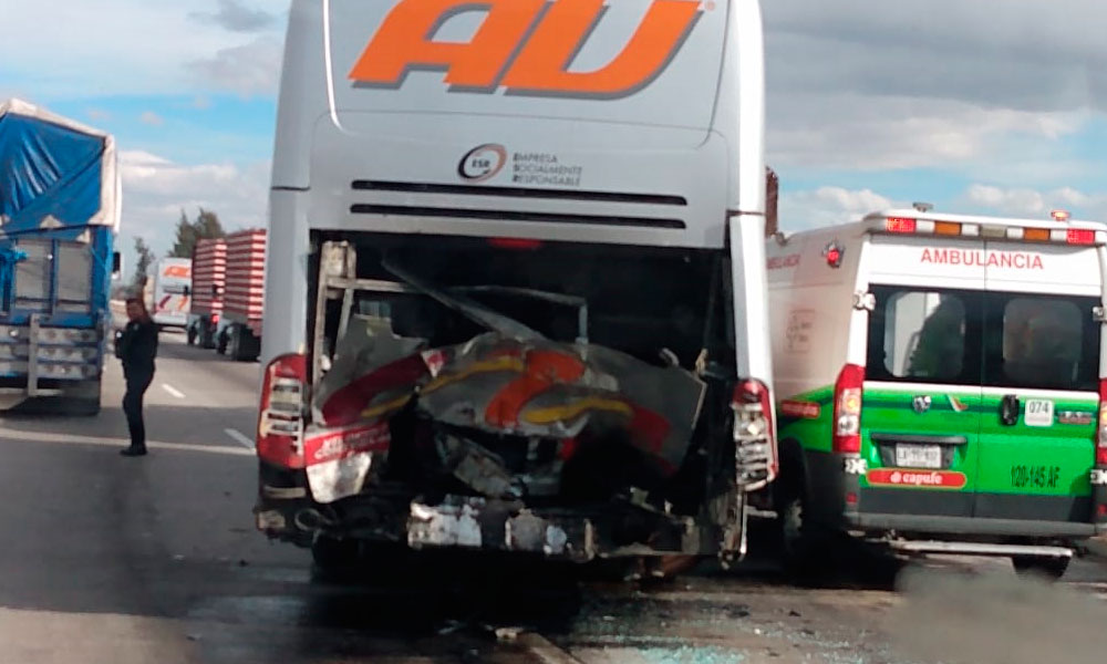 Un muerto y tres lesionados deja un accidente en la Puebla-Orizaba
