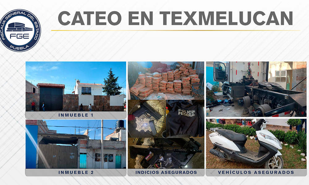 Catean y aseguran 18 toneladas de mercancía robada en Texmelucan 