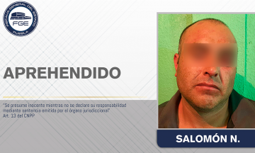 Detienen a presunto feminicida en Temaxcalapa