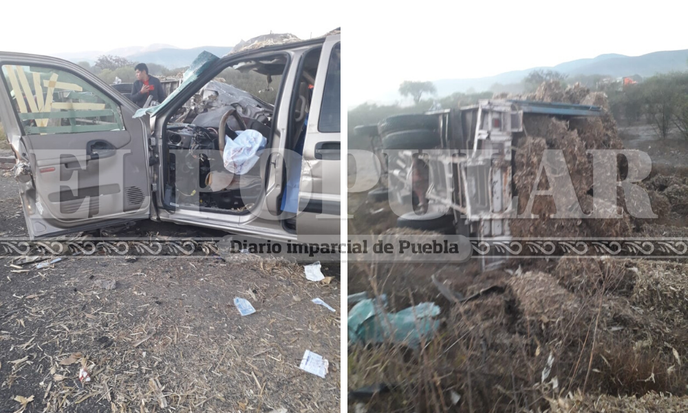 Mujer pierde la vida en choque fatal sobre la Puebla-Tehuacán