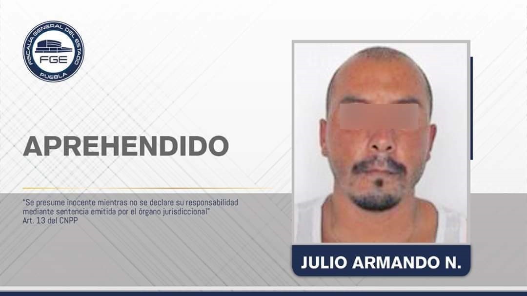 Detienen a presunto responsable de la desaparición de Nicora en Atlixco