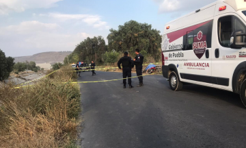 Pierde la vida a balazos motociclista en Tecamachalco