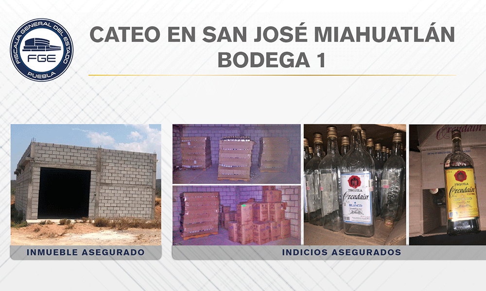 Aseguran más de 67 mil litros de alcohol adulterado en bodegas de Miahuatlán 