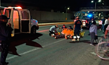 Hombre resulta herido tras caída de bici en la Puebla-Tehuacán