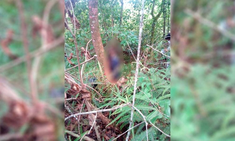 Hallan cadáver colgado en rancho de Xicotepec