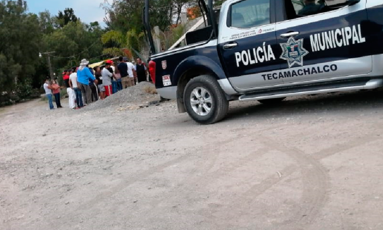 Presunto asaltante se salva de lincha en Tecamachalco