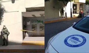 Los 6 cajeros afectados se ubican sobre la calle 6 Sur, entre 3 y 5 Poniente de esta ciudad.