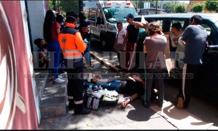 Manejaba moto intoxicado; su pareja embarazada resultó herida