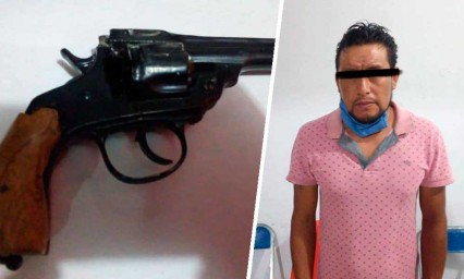 Aseguran a presunto narcomenudista en Quecholac; portaba cristal