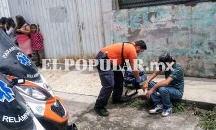 Golpean y mandan al hospital a ciudadano tras asalto  