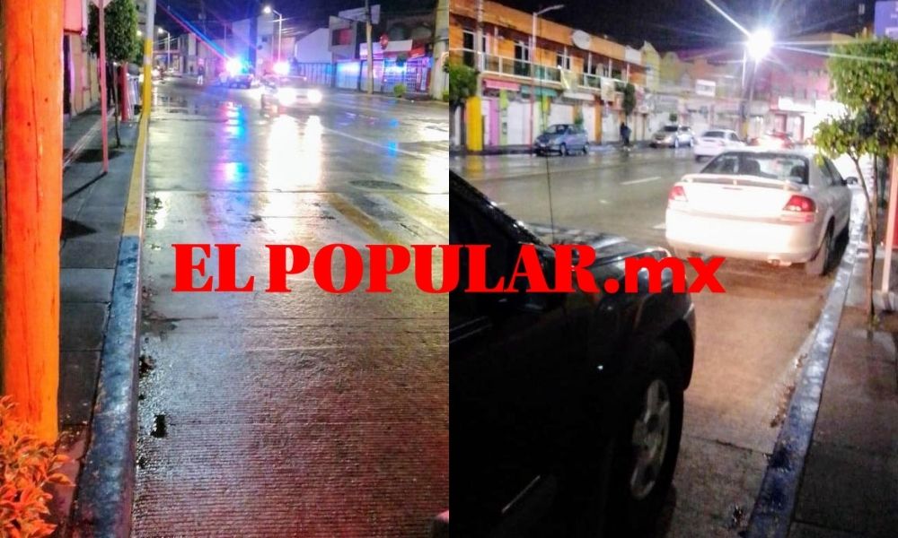 Balean a hombre en Texmelucan