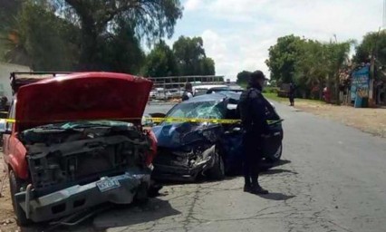 Fuerte accidente en la Tecamachalco-Cañada Morelos